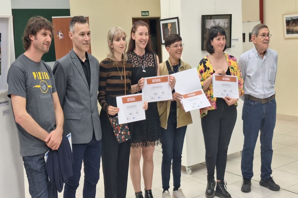 Los ganadores del Segundo Salón Provincial de Fotografía. Foto: José Prinsich