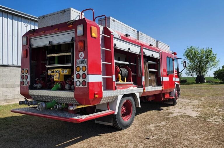 La compra se realizó a un cuartel de bomberos de la ciudad de Trelew