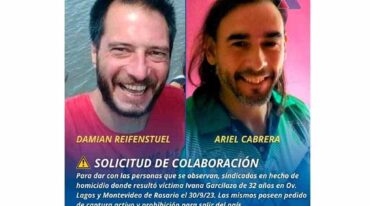 Los dos sospechosos. Gentileza.