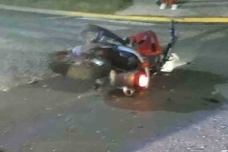 En el lugar trabajó personal de bomberos y médico