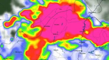 Se esperan lluvias para los próximos siete días en la provincia de Santa Fe. Gentileza.