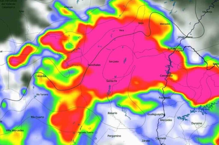 Se esperan lluvias para los próximos siete días en la provincia de Santa Fe. Gentileza.