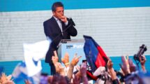 Massa lideró las intenciones de voto de los argentinos. Todo se definirá en segunda vuelta. NA