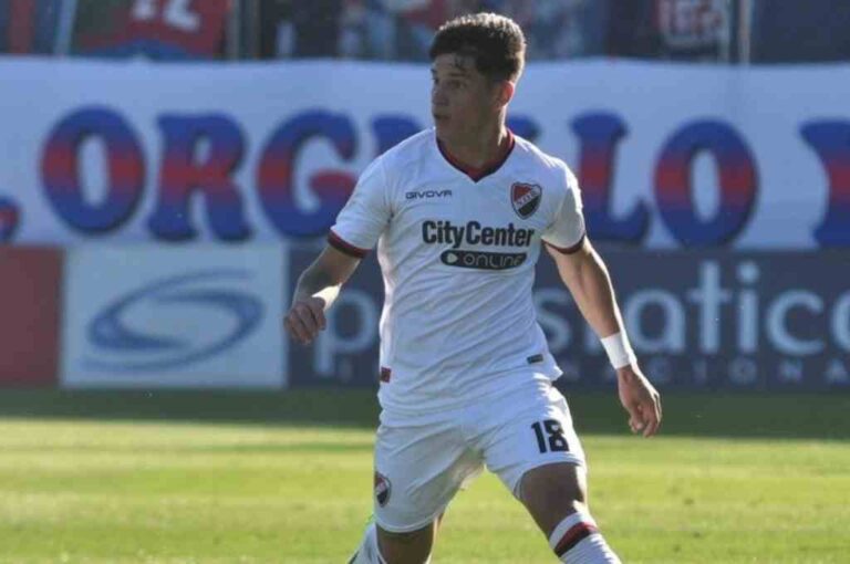 Brian Aguirre está en duda para el próximo partido. Gentileza: prensa Newell's Old Boys.