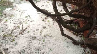 Granizo en Arocena