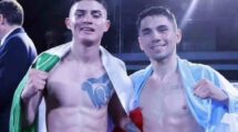 "Chicharito" González y Tobías Reyes igualaron en la pelea. Twitter.