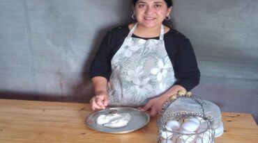 María Barrios lleva adelante un emprendimiento familiar