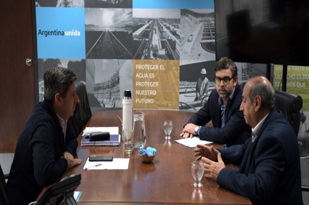 El intendente Rossi mantuvo reuniones con funcionarios nacionales.