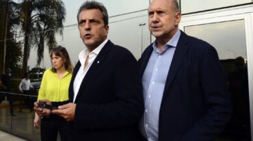 El candidato presidencial Sergio Massa hizo el anuncio en su visita a Sauce Viejo