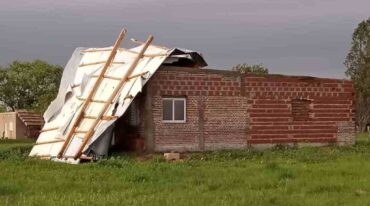 Las consecuencias de la tormenta fueron la voladura de techos