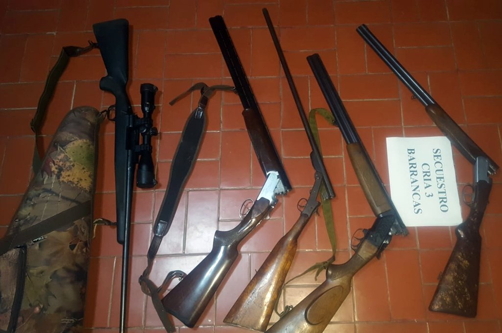 Todo lo secuestrado por la policía de Barrancas. gentileza