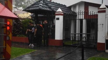 El núcleo del fuego se concentró en la planta alta del inmueble