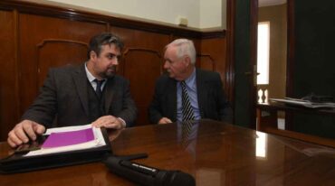 Pablo Cococcioni (izquierda) ocupará el cargo de ministro de Seguridad