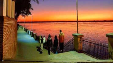 Los atardeceres en el río