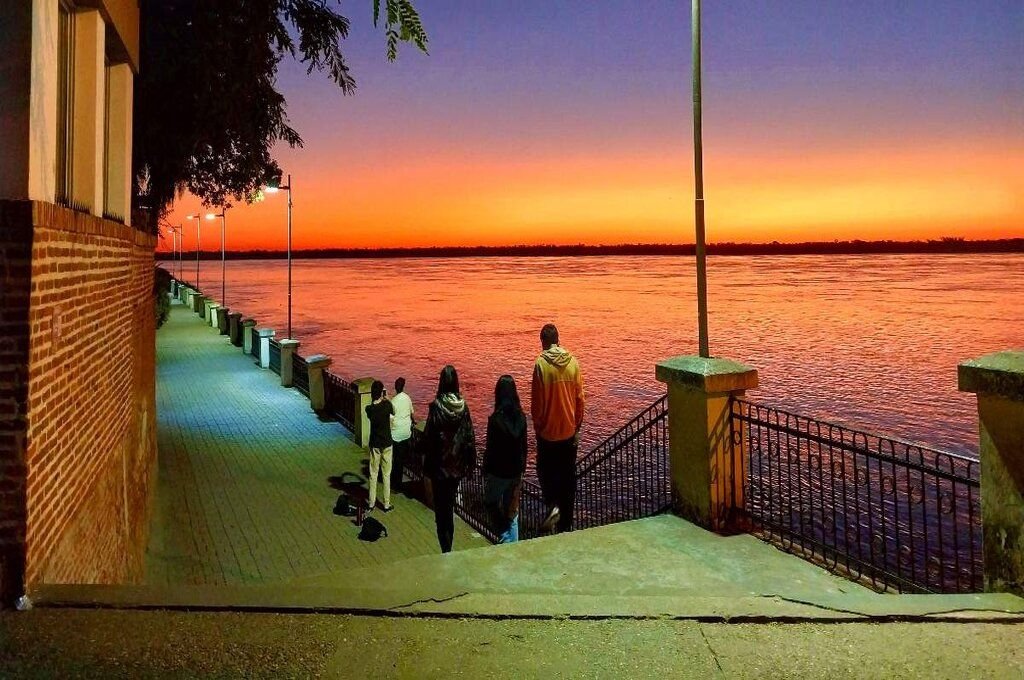Los atardeceres en el río