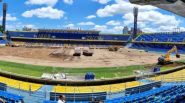 Las modificaciones en el Gigante consisten en ampliar las gradas para agrandar la capacidad del estadio en unos seis mil nuevos lugares para espectadores. Gentileza.