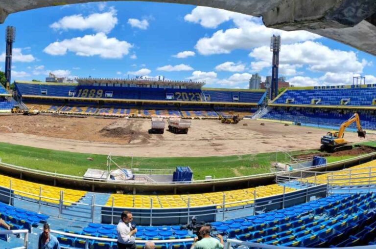 Las modificaciones en el Gigante consisten en ampliar las gradas para agrandar la capacidad del estadio en unos seis mil nuevos lugares para espectadores. Gentileza.