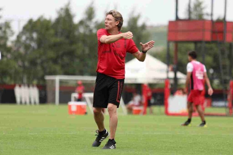 Heinze y su última semana de trabajo en Newell's Old Boys. Archivo.