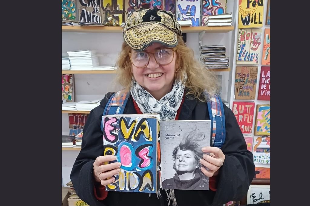 Vignoli y sus libros. Gentileza.