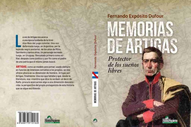 Tapa y contratapa del libro. Gentileza.