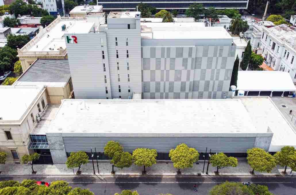 Gigante. El nuevo edificio del HIR tiene más de 3.000 metros cuadrados. Gentileza.