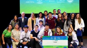 La escuela de Landeta logró el primer puesto en el concurso de la BCR. Gentileza.