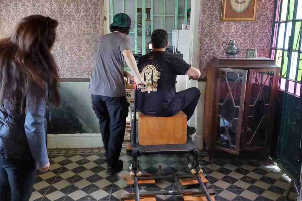 La película se filma por estos días en Alvear y en Rosario. Gentileza.