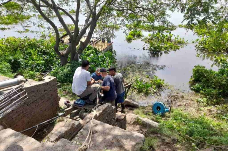 La crecida del San Javier provocó problemas serios en el servicio de agua. Archivo.