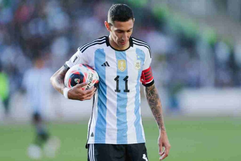 Di María tiene más de 100 partidos con el seleccionado argentino. Archivo/Reuters.