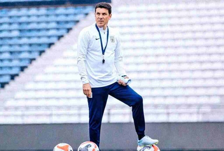 Larriera fue técnico de Alianza en Perú. Gentileza.