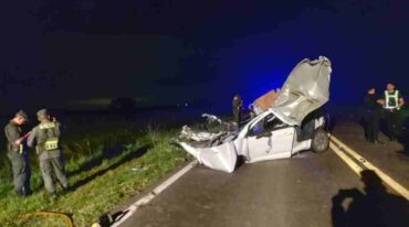 Como consecuencia del siniestro el tránsito por la ruta estuvo interrumpido varias horas. Gentileza.