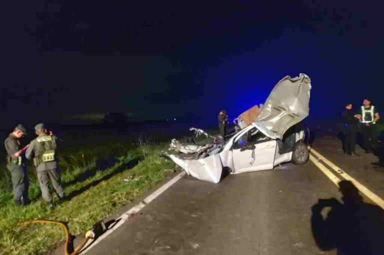 Como consecuencia del siniestro el tránsito por la ruta estuvo interrumpido varias horas. Gentileza.