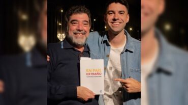 Izaguirre junto a Sergio Gioacchini. gentileza