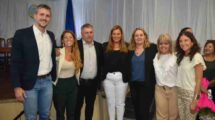 Con total respaldo. Legisladores provinciales estuvieron presentes para ratificar el acompañamiento al gobierno de Sergio Busquet. Gentileza.