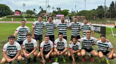 Mar del Plata Club se quedó con el máximo festejo en el Seven del Plumazo 2023. Gabriel Baldi
