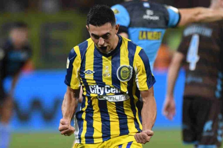 Lovera festeja su gol