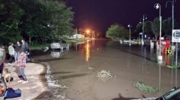 Se aprecia ya la creciente del arroyo Villaguay