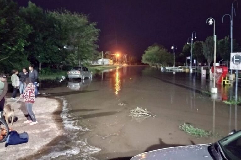 Se aprecia ya la creciente del arroyo Villaguay