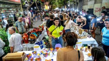También se destacaron los escenarios montados en plazas Pringles y Montenegro