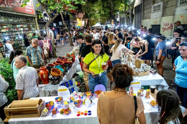 También se destacaron los escenarios montados en plazas Pringles y Montenegro