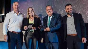 Premiación por los 10 años del CAU Rafaela. Gentileza.