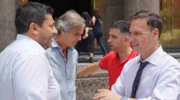 Enrico estuvo en la Capital Federal por esta cuestión. Gentileza: prensa Gobierno de Santa Fe.