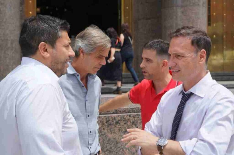 Enrico estuvo en la Capital Federal por esta cuestión. Gentileza: prensa Gobierno de Santa Fe.