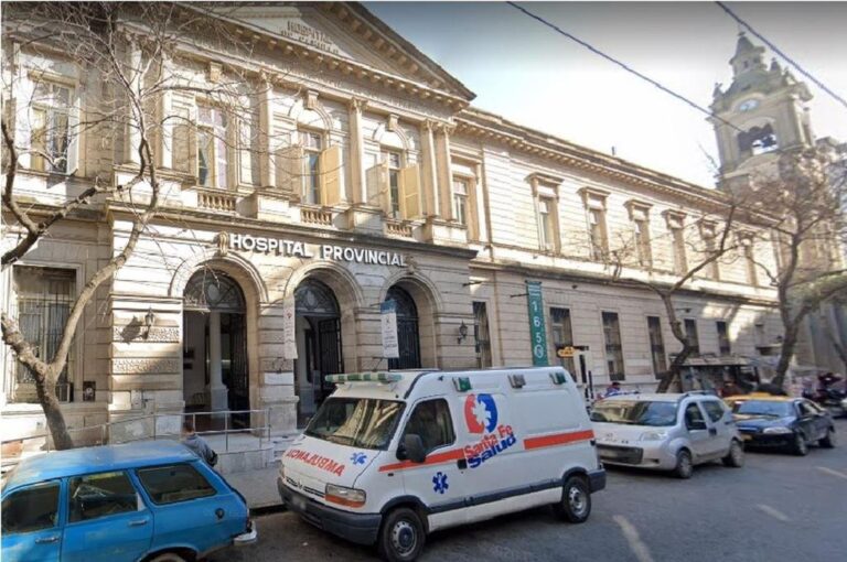 El crimen se produjo en el hospital Provincial en Rosario. Archivo.