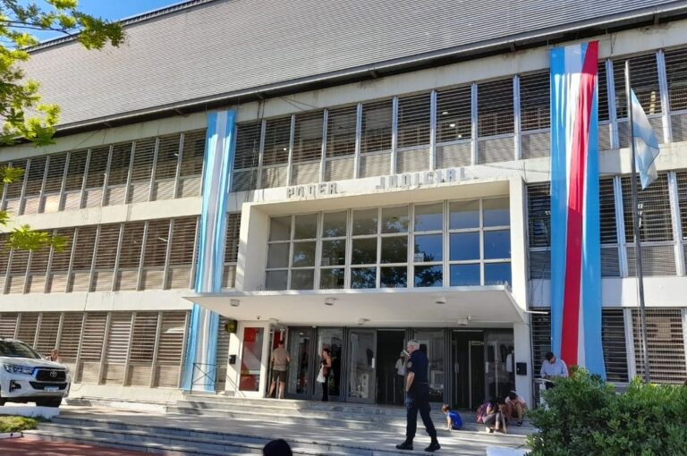 El edificio de Tribunales de la capital provincial. Néstor Belini