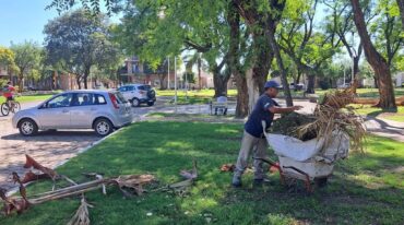La tormenta del pasado jueves provocó daños en el alumbrado público