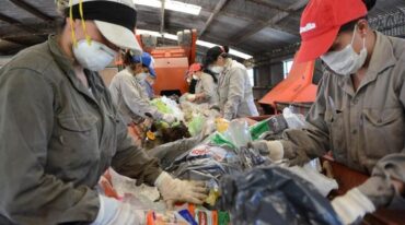 En Rafaela se recuperan un promedio de 300 mil kilos mensuales de materiales