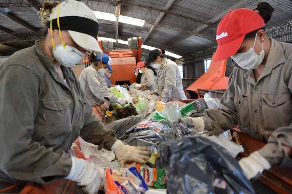 En Rafaela se recuperan un promedio de 300 mil kilos mensuales de materiales