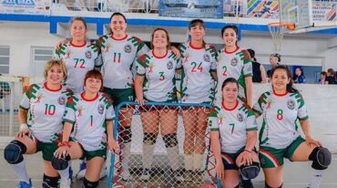 La selección entrerriana femenina de tchoukball.