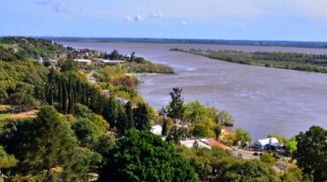 El Paraná actualmente mide 1